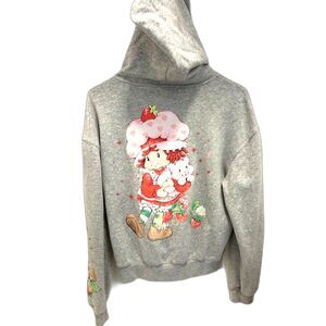 Strawberry Shortcake Gray Zip Sweatshirt - Size XS
